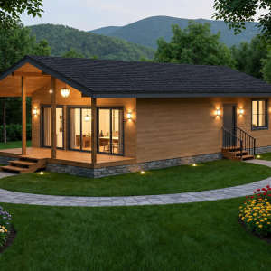 Проект дома СП-71 (7,5 × 14,2 м, 107 м²) Ладога